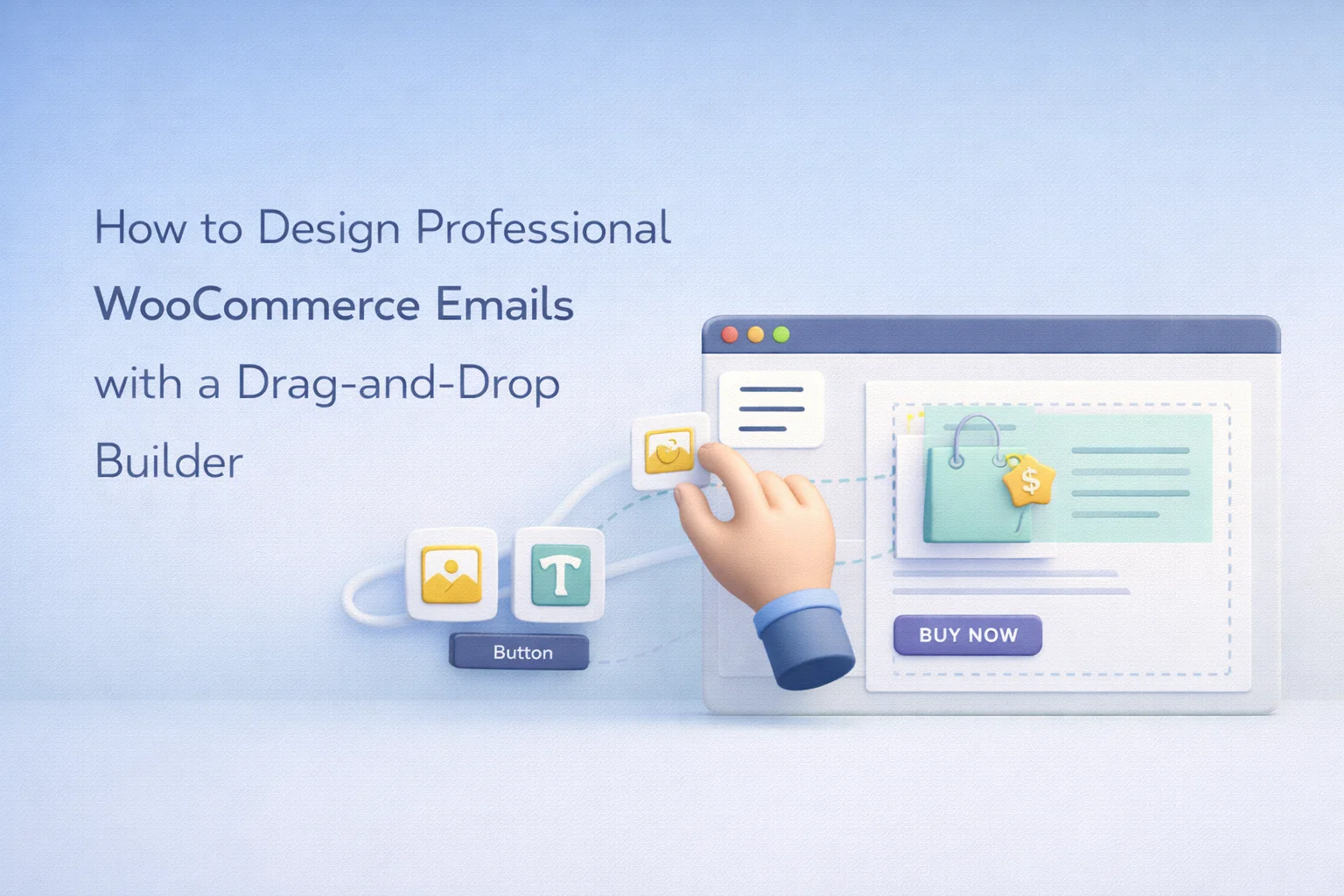 How to design professional WooCommerce marketing emails with a drag and drop visual email builder without coding in 2026