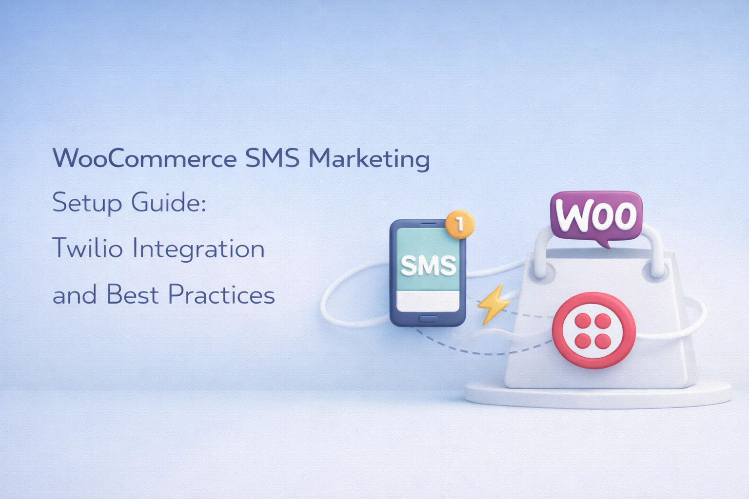 WooCommerce SMS Marketing Setup Guide: Twilio Integration and Best Practices 1 WooCommerce SMS marketing setup guide with Twilio integration configuration and best practices for ecommerce text message campaigns 2026