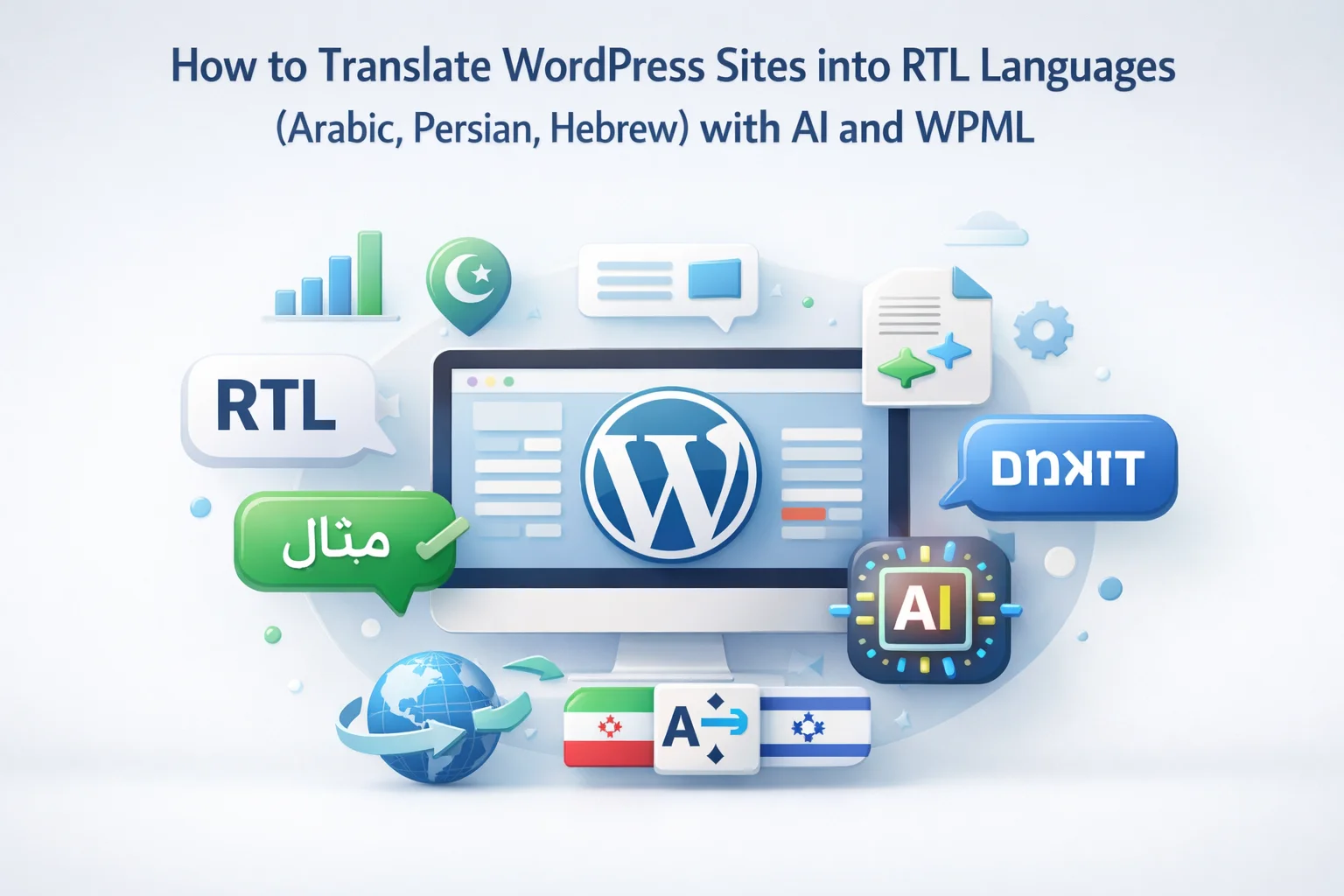How to Translate WordPress Sites into RTL Languages (Arabic, Persian, Hebrew) with AI and WPML 1 How to translate WordPress sites into RTL languages Arabic Persian Hebrew with AI translation and WPML – complete technical guide 2026