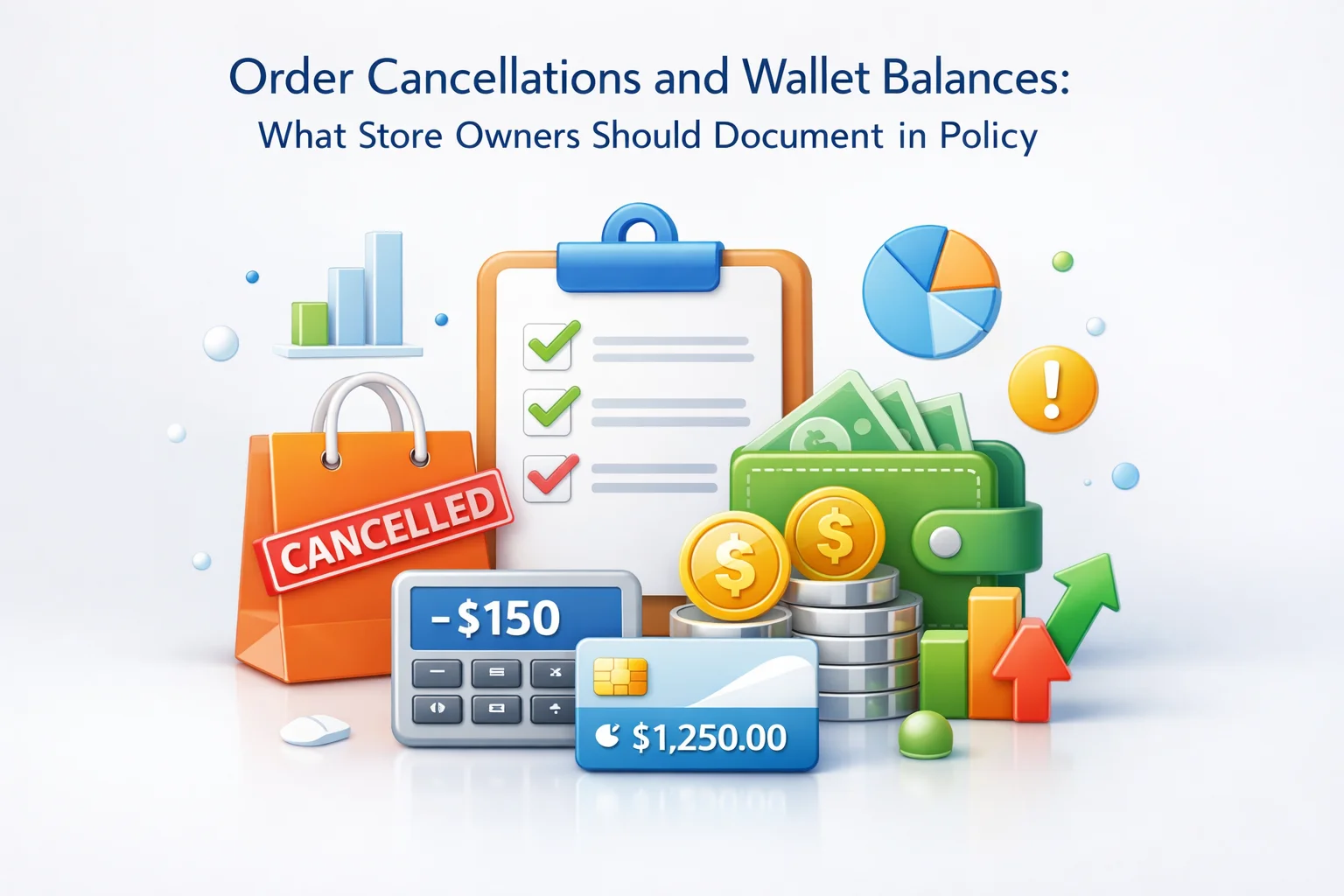 WooCommerce order cancellations wallet balances policy documentation for store owners customer cancel button settings transaction ledger alignment terms and conditions 2026