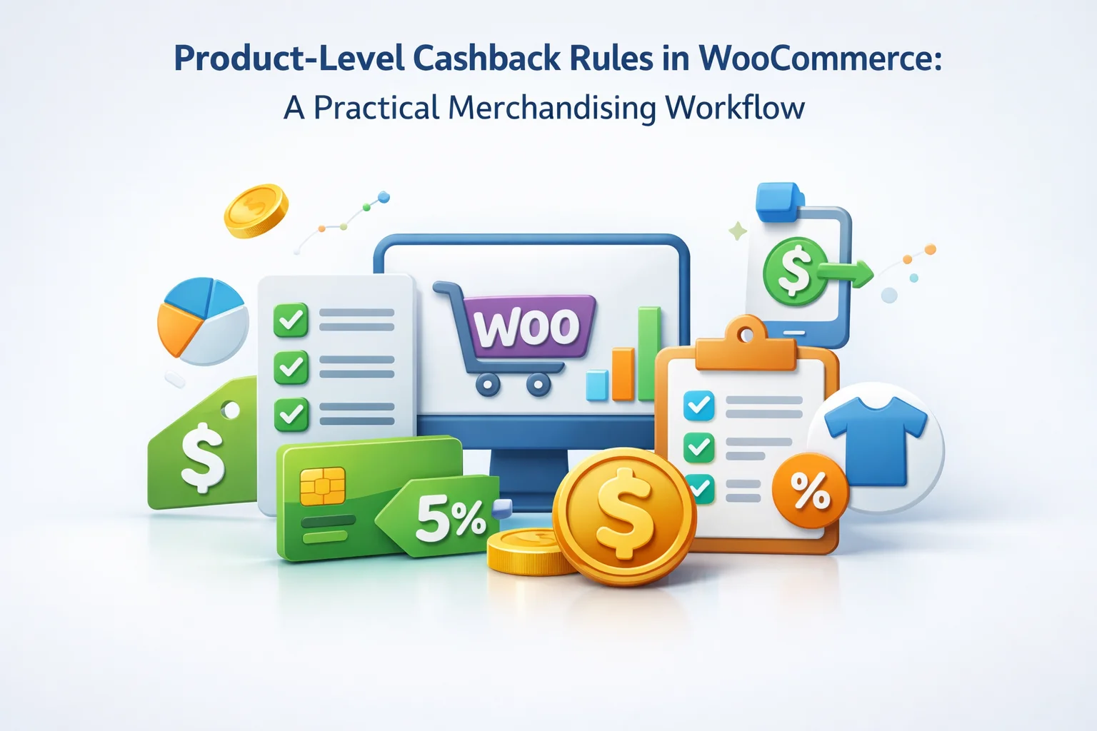 WooCommerce product-level cashback rules merchandising workflow category managers SKU exclusions bundle logic wallet accrual preview dashboard operations 2026