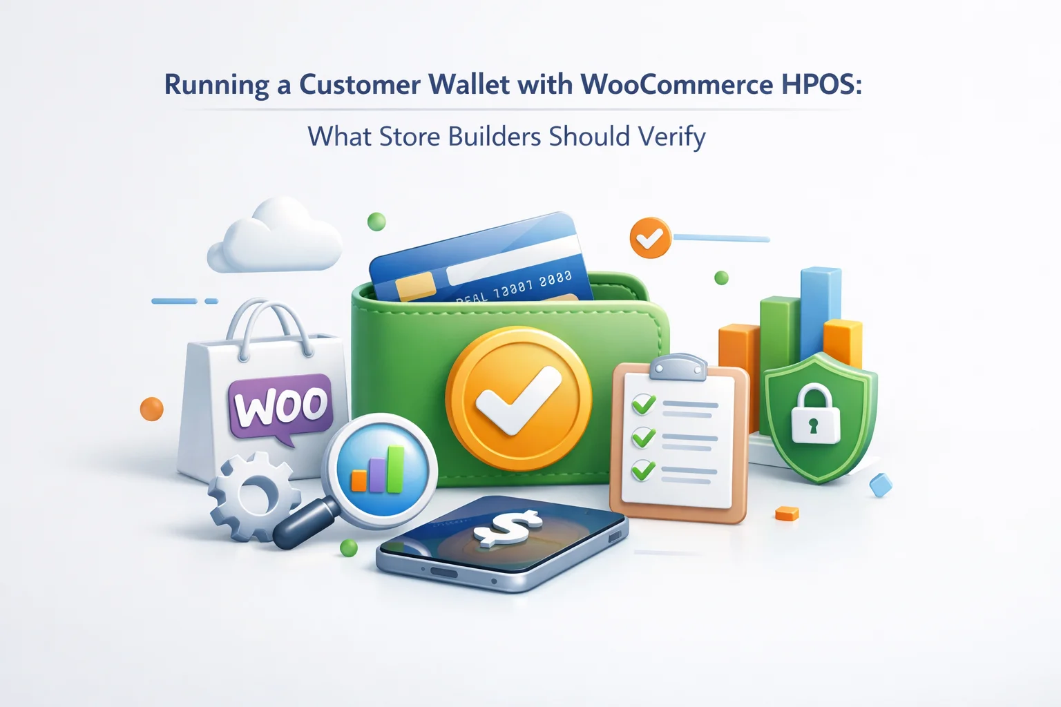 WooCommerce HPOS customer wallet verification checklist for store builders Nexu Smart Wallet dashboard General settings tab and admin Dashboard tab 2026