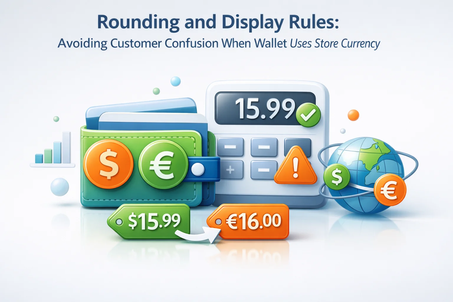 WooCommerce wallet rounding and display rules in store currency avoiding customer confusion with emerald-themed wallet balance presentation My Account and checkout alignment 2026
