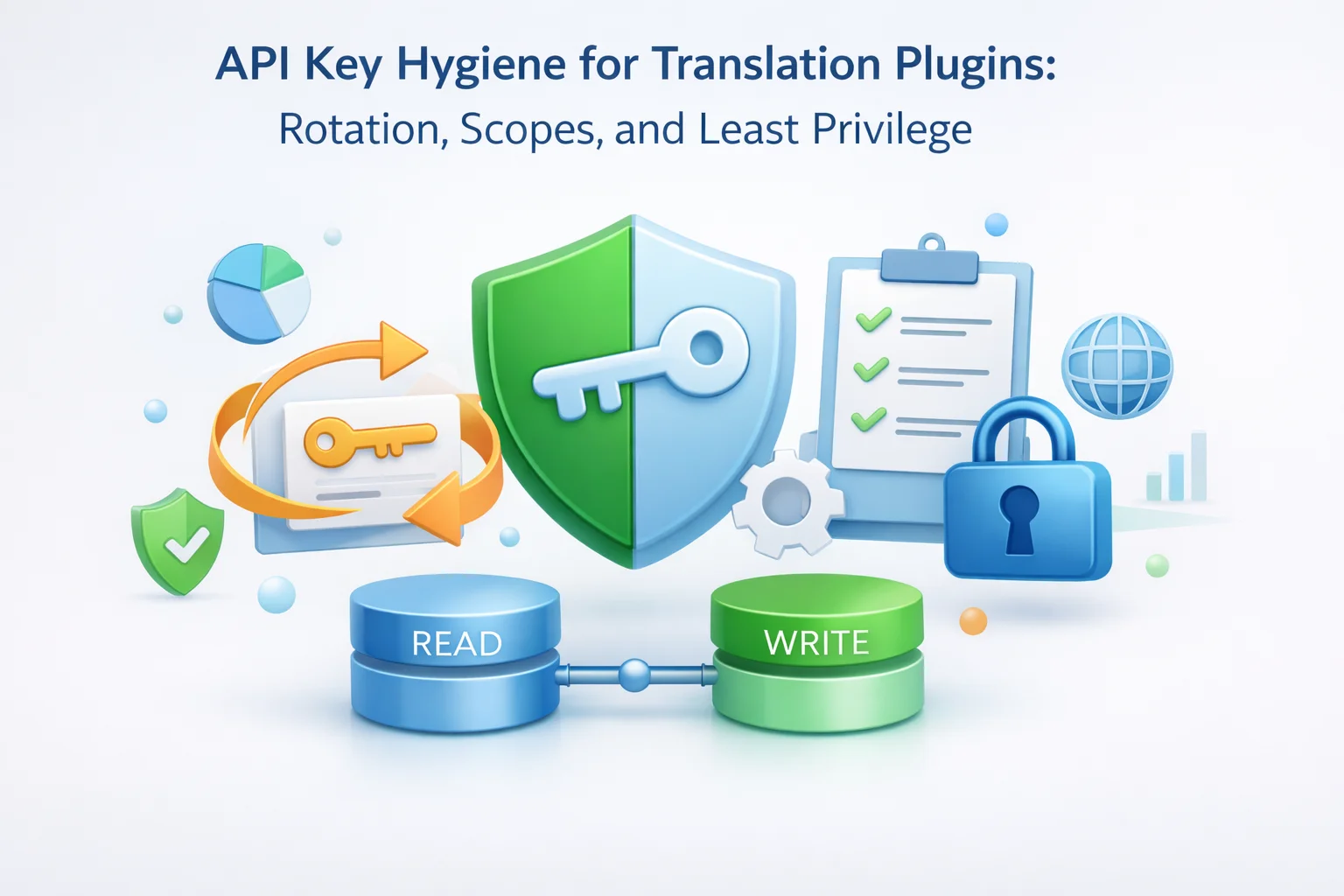 API key hygiene for WordPress translation plugins rotation scopes least privilege Loco Translate security 2026