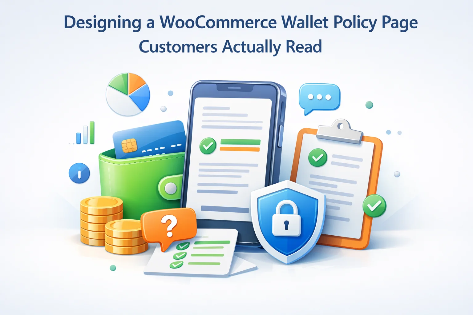 WooCommerce wallet policy page design emerald accent customer-readable stored value terms My Account alignment transaction history transparency Nexu Smart Wallet 2026