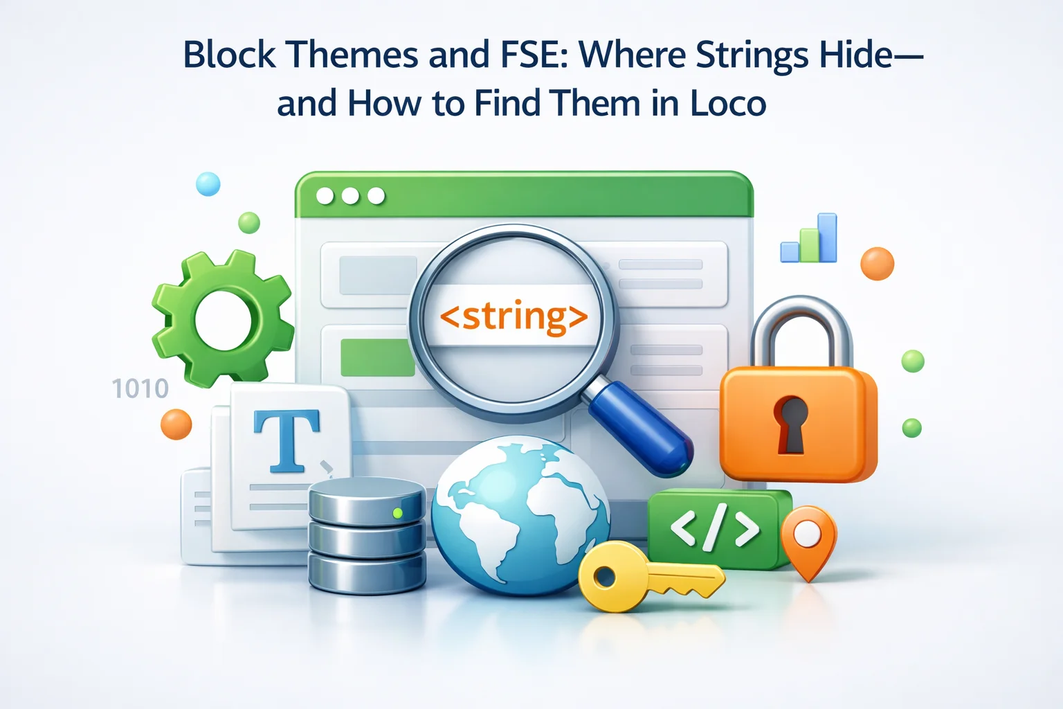 Block themes FSE where strings hide how to find them Loco Translate WooCommerce gettext WordPress 2026
